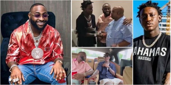 Davido introduces Shallipopi to his uncle Gov Adeleke, goes cruising with Rapper in his N394M Maybach – VIDEO