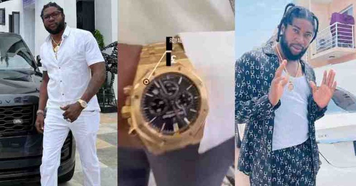 "I Will Never Be Poor In My Life"– Reaction As Abu Abel Reveals His Wrist Watch Cost Over 85million Naira As He Join Kizz Daniel Challenge (Watch)