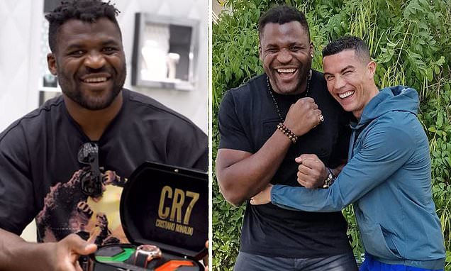 Cristiano Ronaldo gifts Francis Ngannou a luxury watch worth �87k ahead of the UFC legend