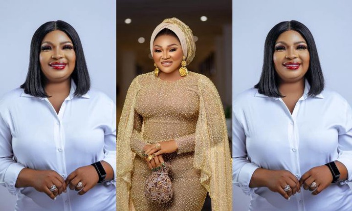 "Huge Congratulations Oremi"— Actress Laide Bakare Says As She Visit Mercy Aigbe Event Center (Watch)