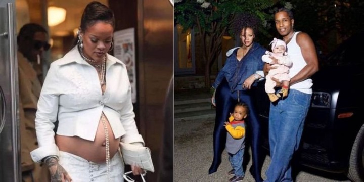 "Slow down bros" Reactions as Rihanna expects 3rd baby with ASAP Rocky 3 months after welcoming second child