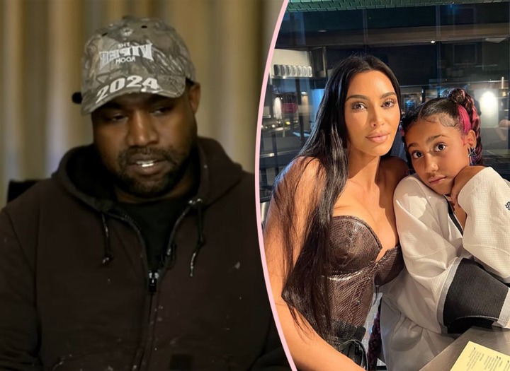 Kanye West 'Broke Down' After Daughter North Told Mom Kim Kardashian She Prefers To Live With Him!