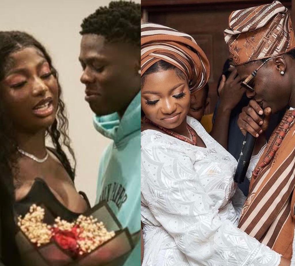 Viral photos and video confirm late singer, Mohbad, got married to his lover, Wunmi before he died