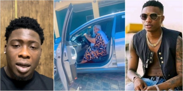 Hypeman, God Over Everything, melts hearts as he buys mum a car from Wizkid’s N20m gift – VIDEO