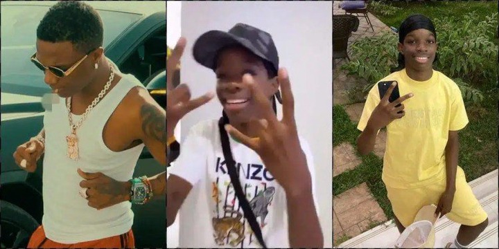 Wizkid goes on a shopping spree with his son, Boluwatife