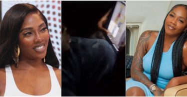 Tiwa Savage unveils her bedtime companion in video on Instagram