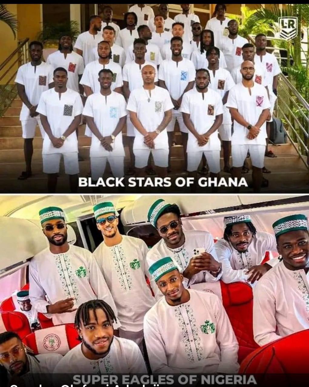 AFCON 2023 photos: Nigerian players look like rap artists and Ghanaian players look like inmates in handcuffs - Shehu Sani