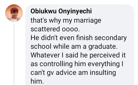 Nigerian woman reveals her marriage 