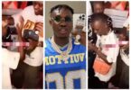 Zlatan Ibile allegedly surprises his old schoolmate with a $500,000 icebox necklace, $800 cash on stage
