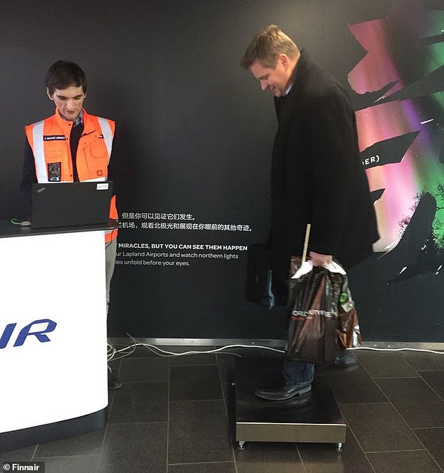 Airline announces it will now weigh passengers as well as their carry-on luggage