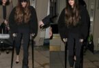 Victoria Beckham seen on crutches after nasty gym accident (photos)