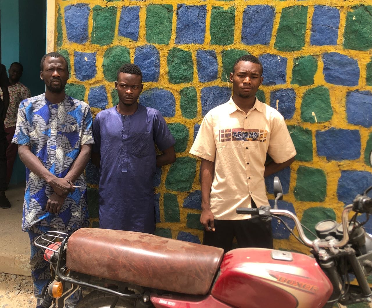 Three men steal a motorcycle valued at N400,000 in Bauchi, sell it for N100k and use money to lodge in hotel with their girlfriends