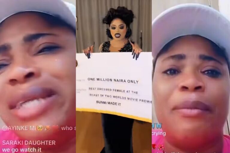 Eniola Ajao Weeps As She Begs Nigerians To Watch Her Movie After Bobrisky Stunt [Video] 