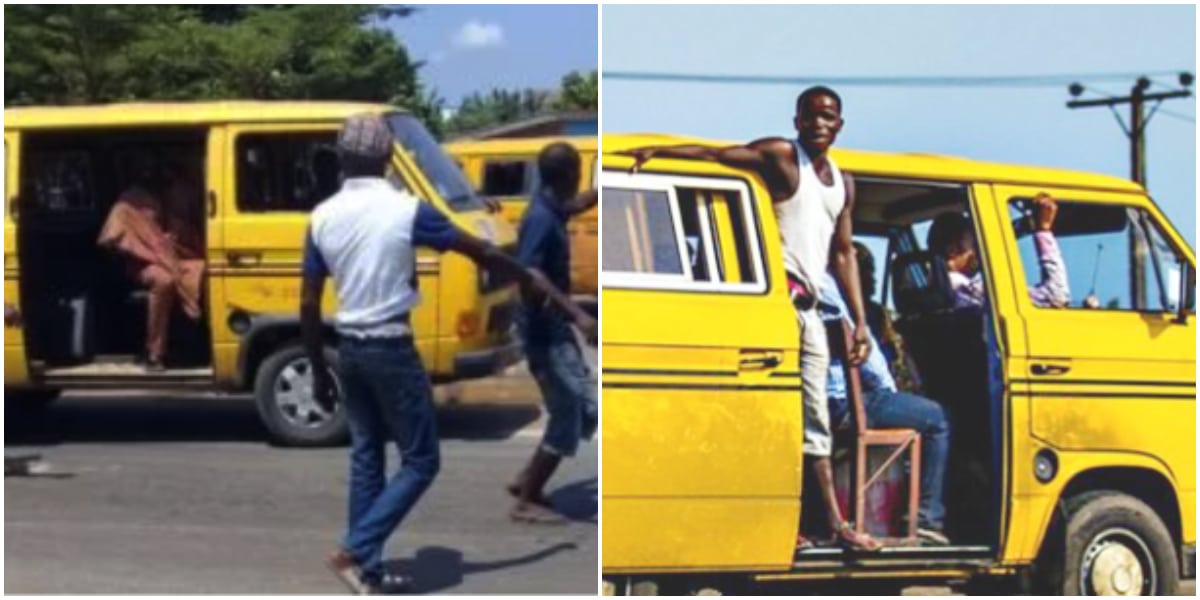 Drama as Lagos passenger takes over bus, drives off while driver fights conductor