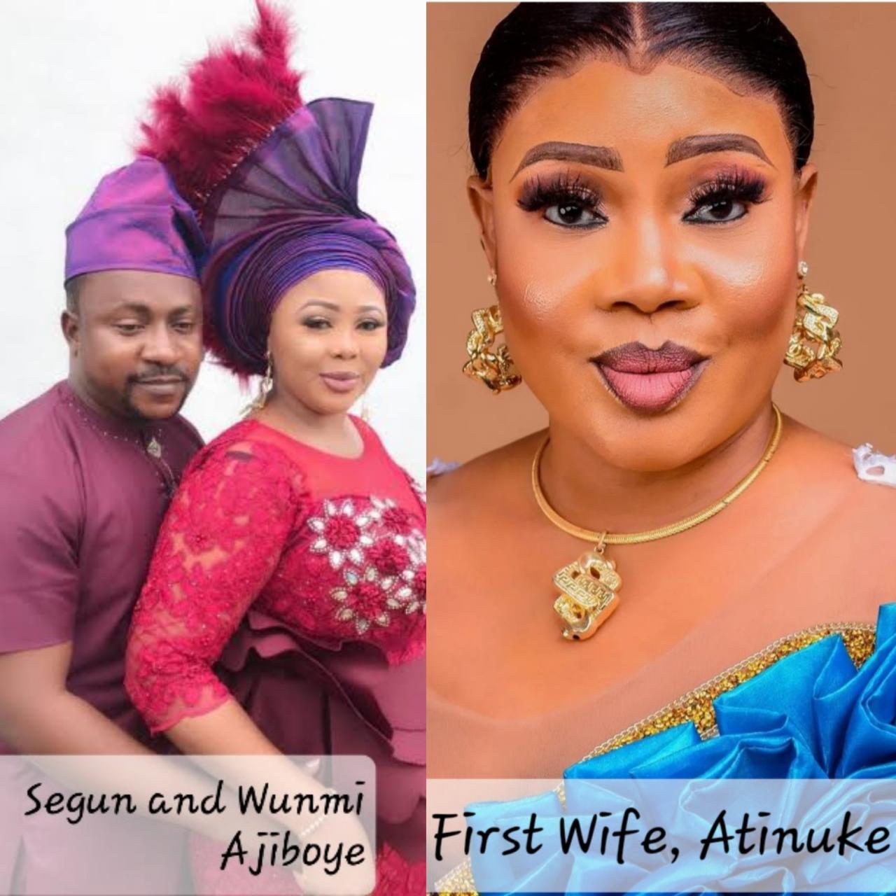 Actor Segun Ogungbe celebrates first wife Atinuke after second wife actress Wunmi Ajiboye called him out