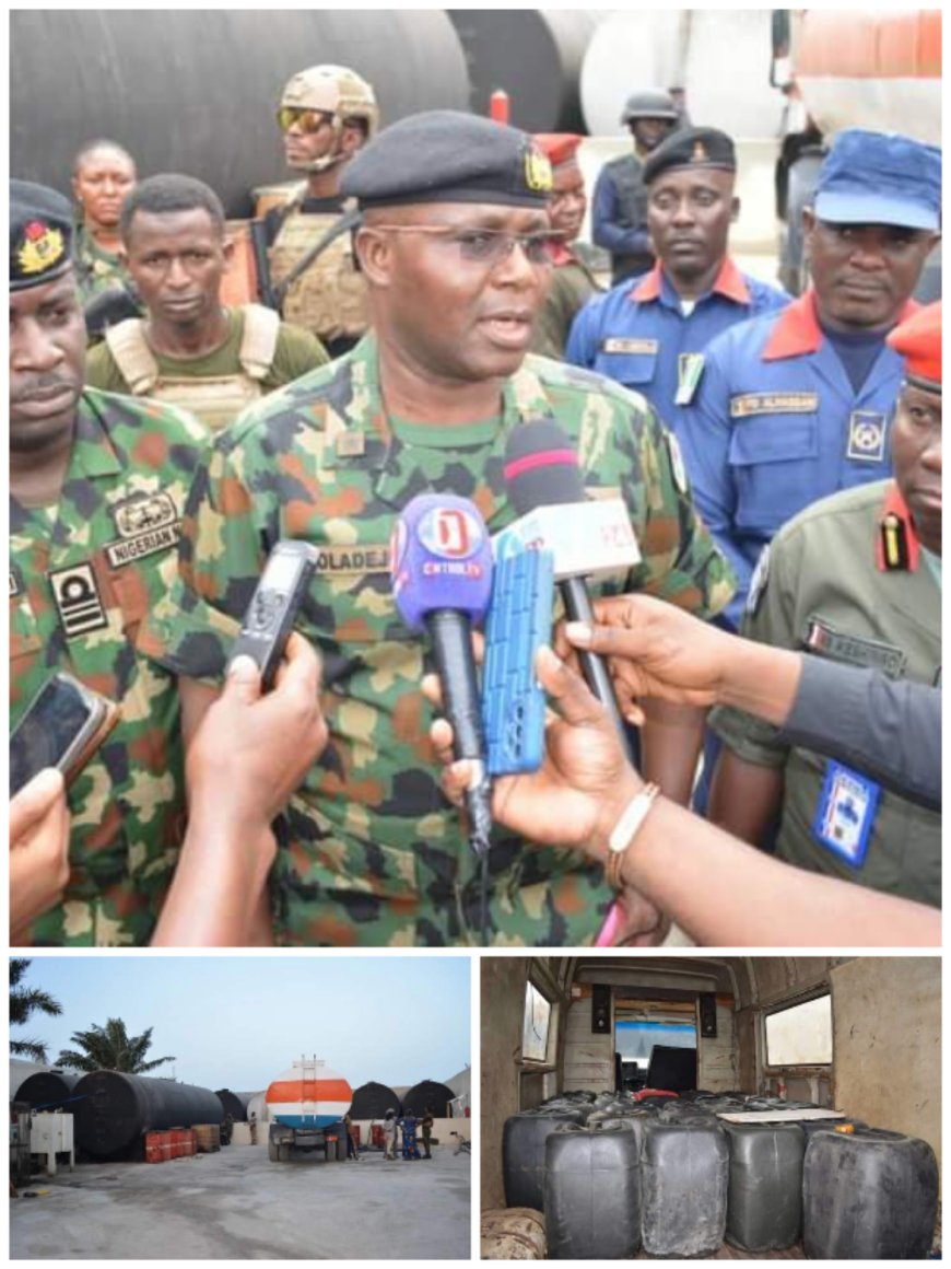 Illegal Bunkering: Navy Uncovers Illegal Bunkering In Lekki Private Residence