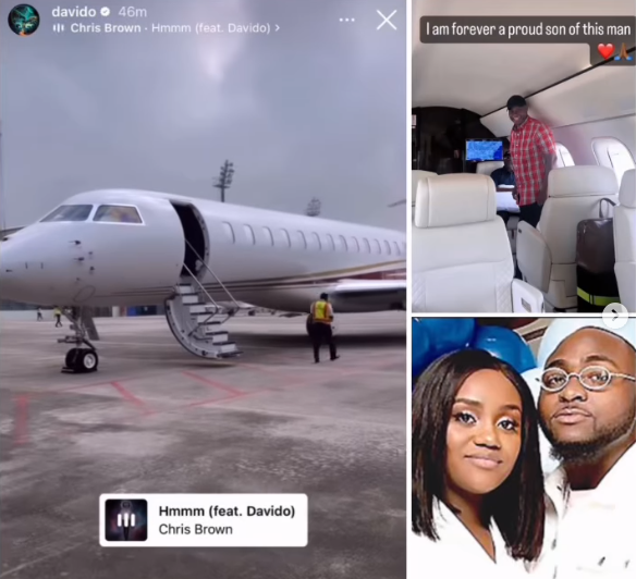 Davido?s billionaire father arrives Nigeria in his private jet ahead of the singer?s wedding in Lagos (video)